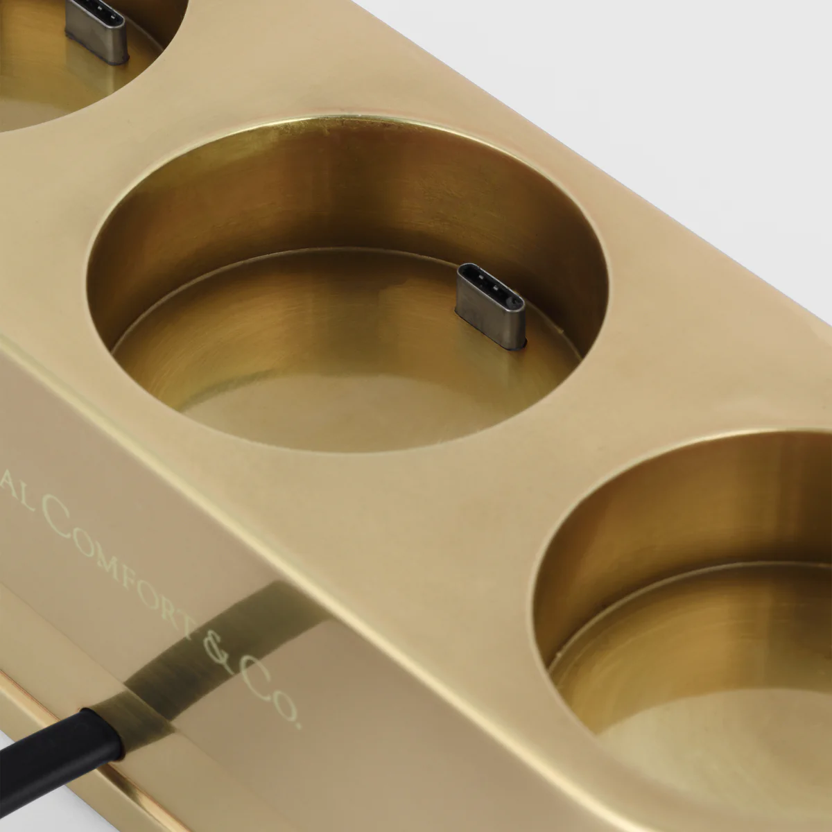 Triple R45 Universal Charging Station | Brass - Image 3