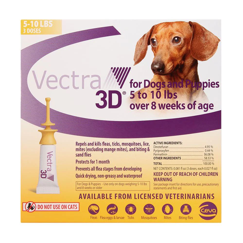 Vectra 3D Flea & Tick Spot Treatment for Dogs - Image 1