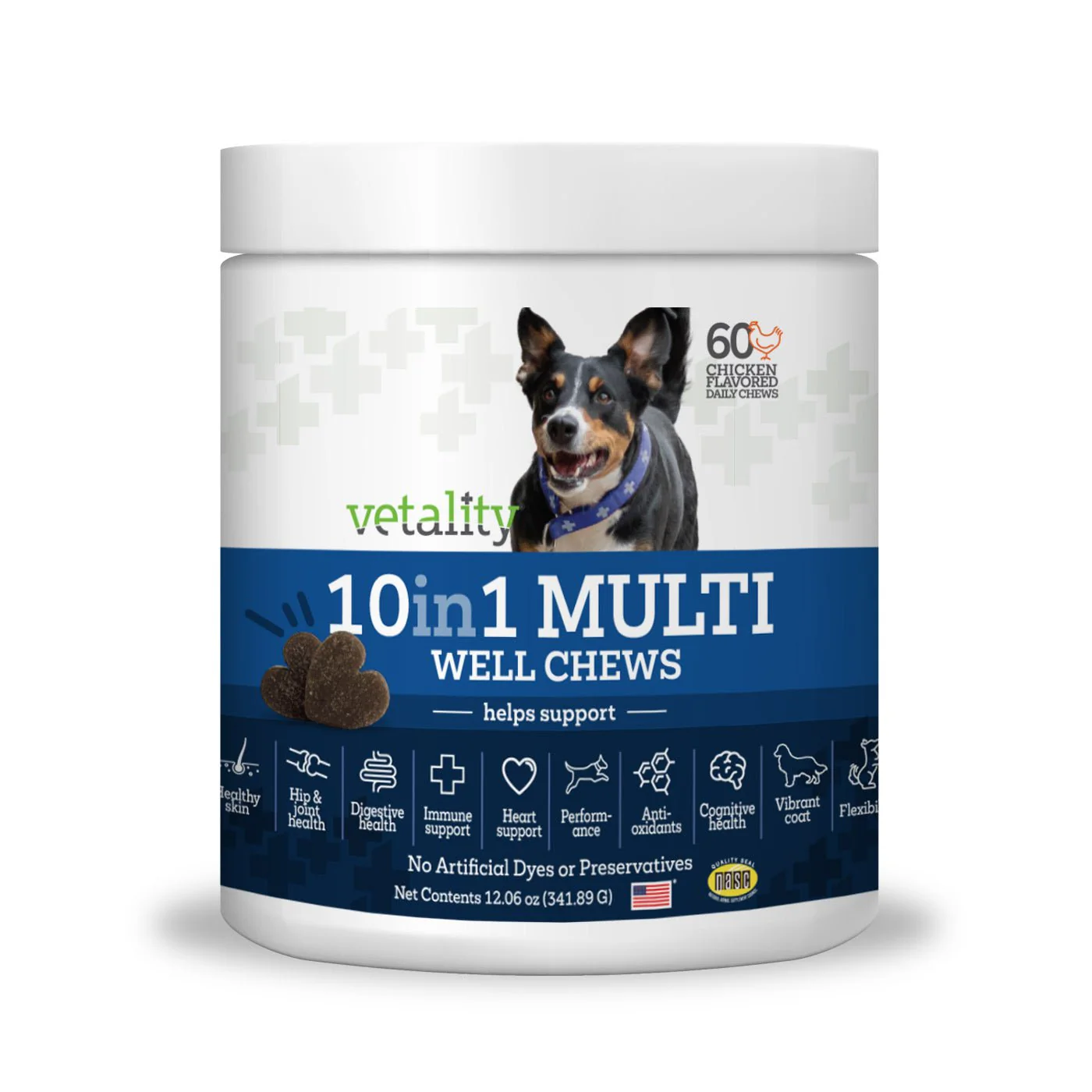 Vetality 10 in 1 Multi Well Chews for Dogs - Image 1