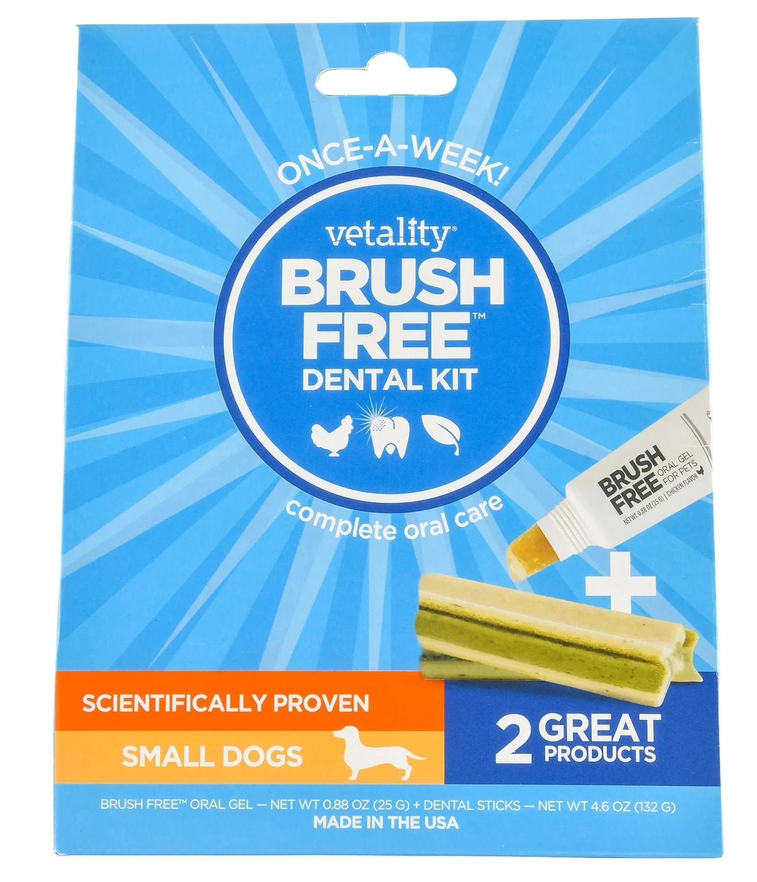 Vetality Brush Free Dental Kit for Dogs - Image 3