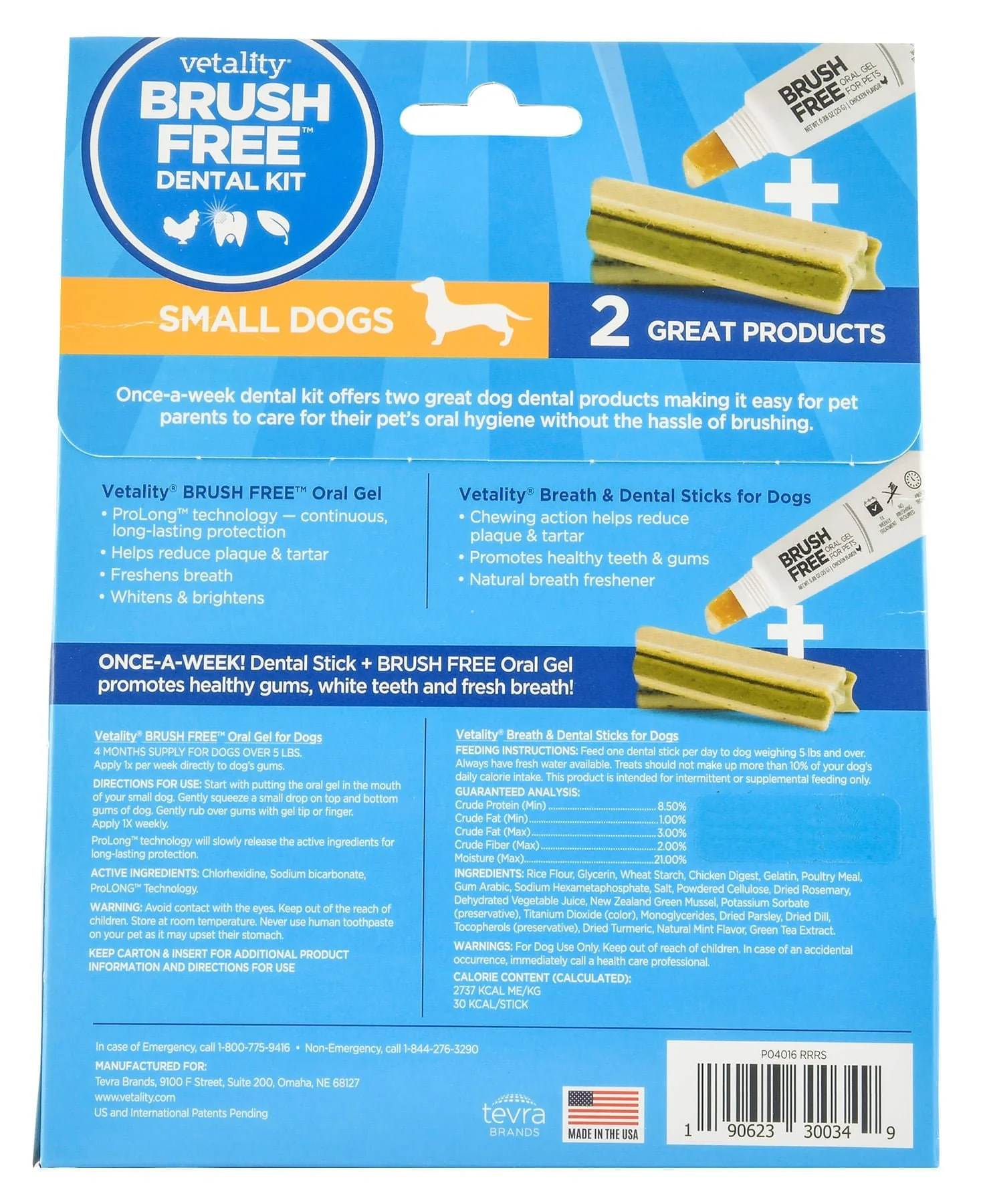 Vetality Brush Free Dental Kit for Dogs - Image 2