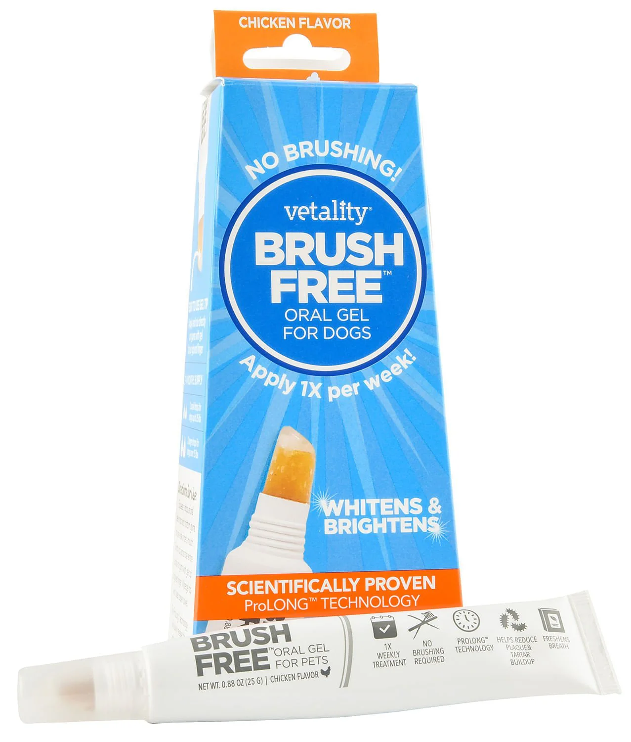 Vetality Brush Free Oral Gel for Dogs, 25g - Image 1