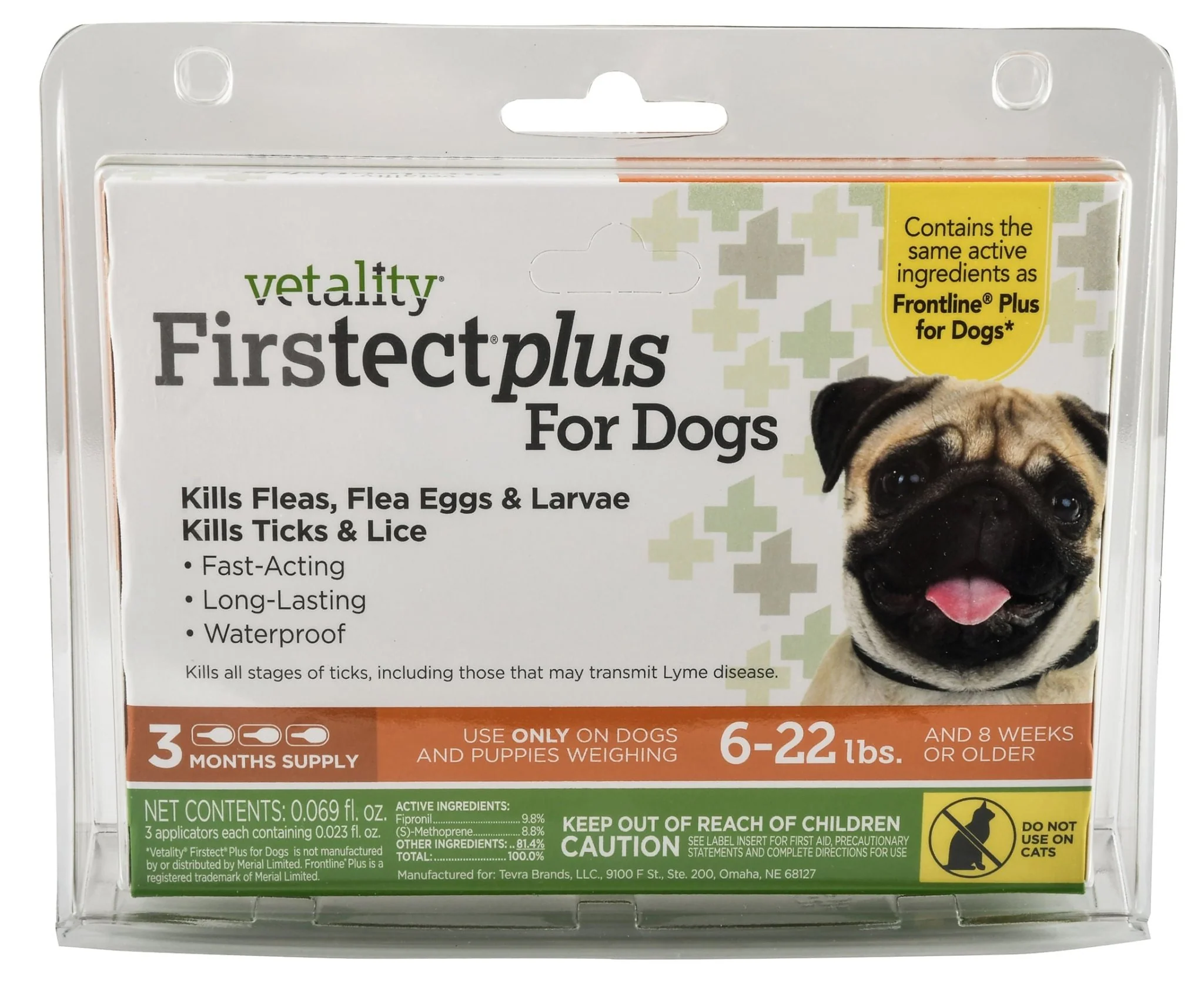 Vetality Firstect Plus for Dogs, 3-pack - Image 1