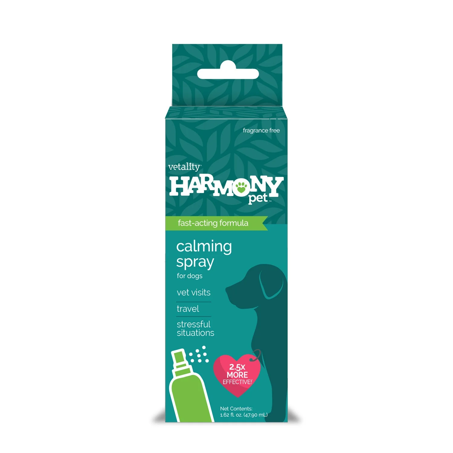 Vetality Harmony Pet Calming Spray for Dogs with Pheromones & Fragrance-Free - Image 1