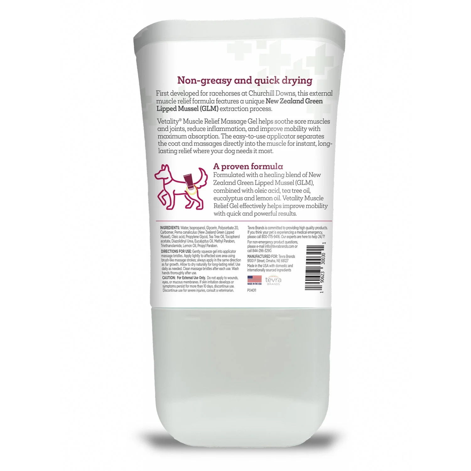 Vetality Muscle Relief Massage Gel for Dogs – Soothe Sore Muscles & Joints, Improve Mobility - Image 2