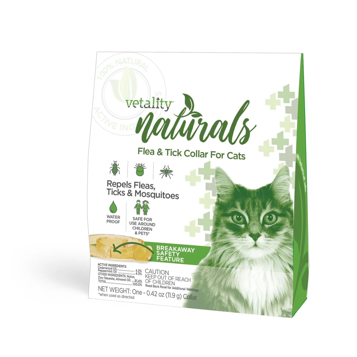 Vetality Naturals Flea & Tick Collar for Cats - Image 1
