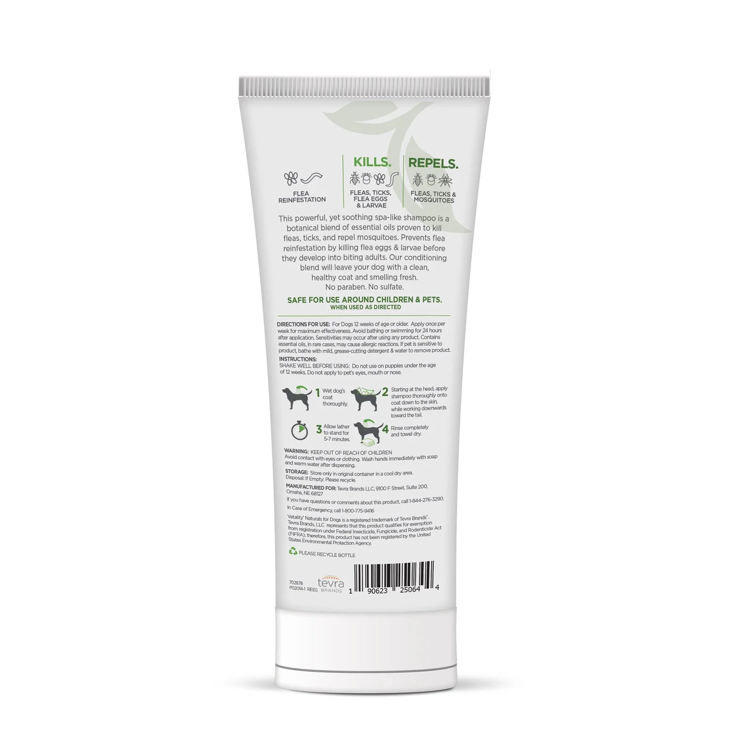 Vetality Naturals Flea & Tick Conditioning Shampoo for Dogs & Puppies - Image 2
