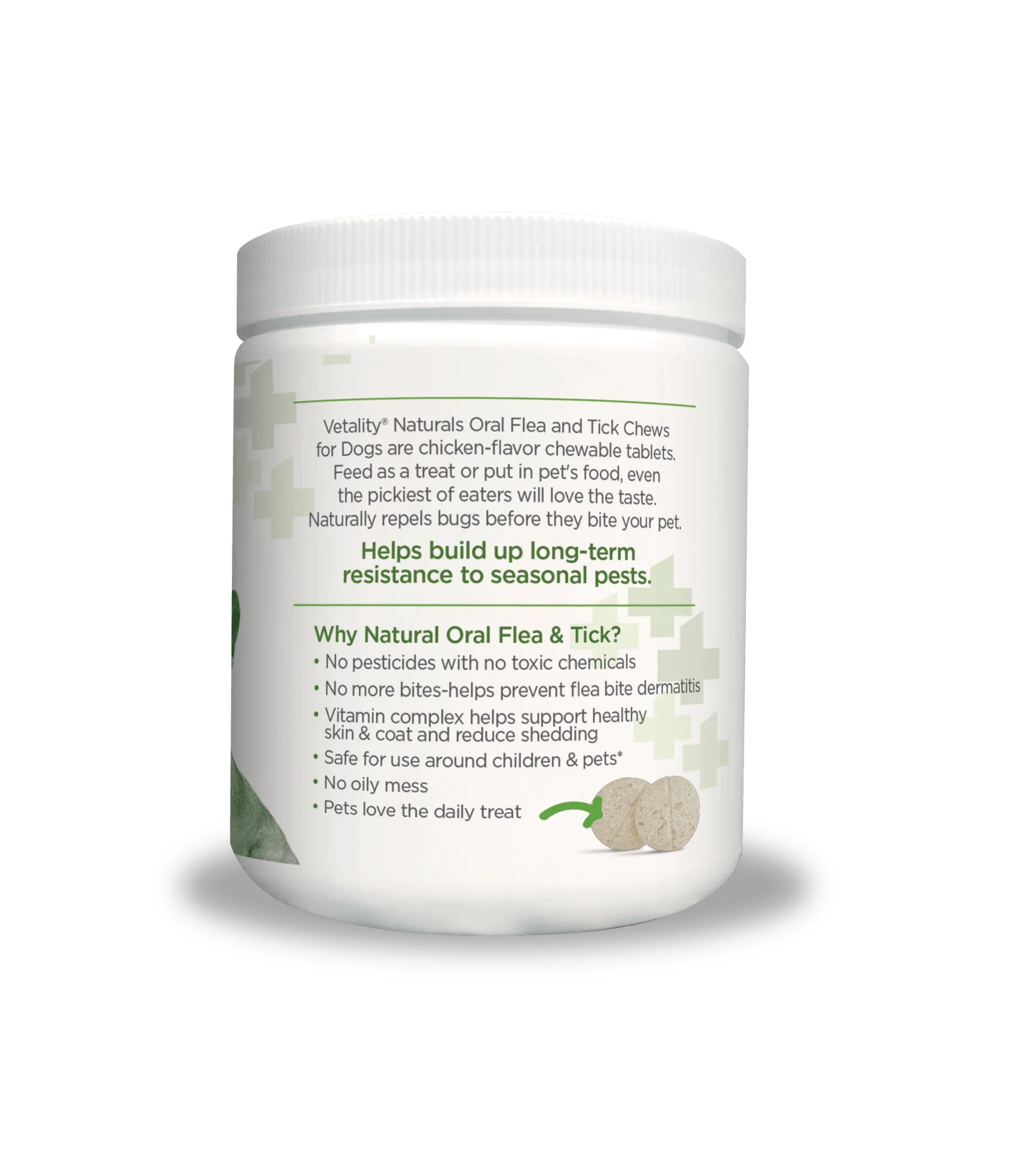 Vetality Naturals Oral Flea & Tick Chews for Dogs, 120 ct - Image 3