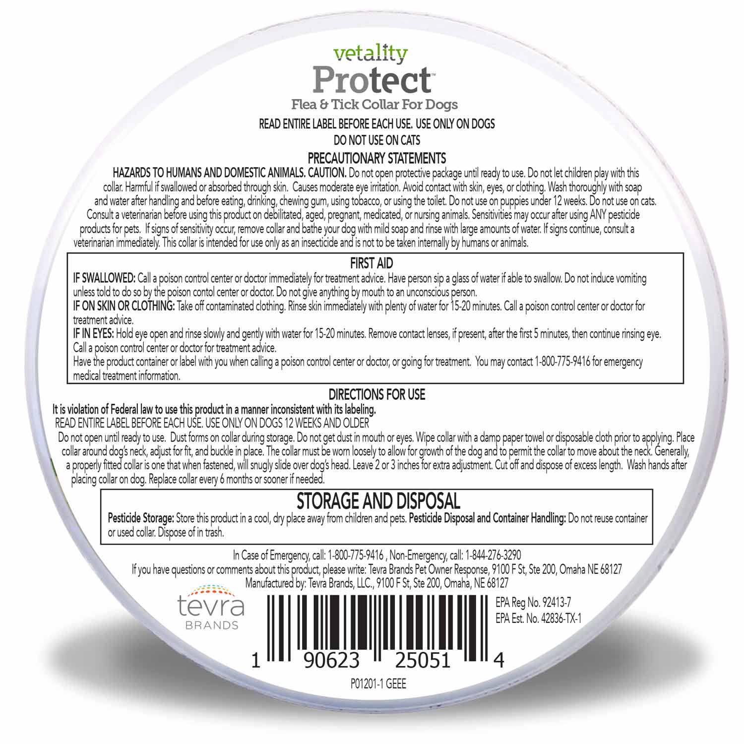 Vetality Protect Flea & Tick Collar for Dogs, 2 Pack - Image 2