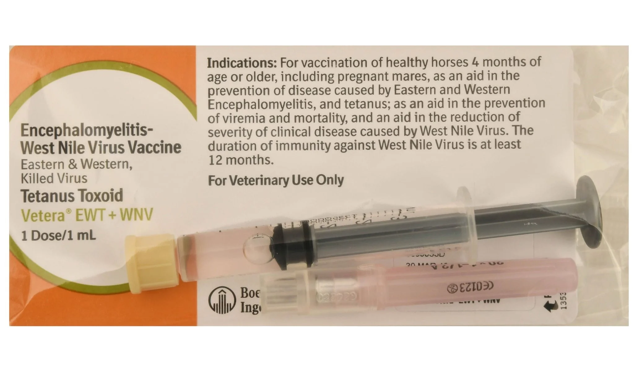 Vetera EWT+WNV, Single Dose Vaccine for Horses - Image 1