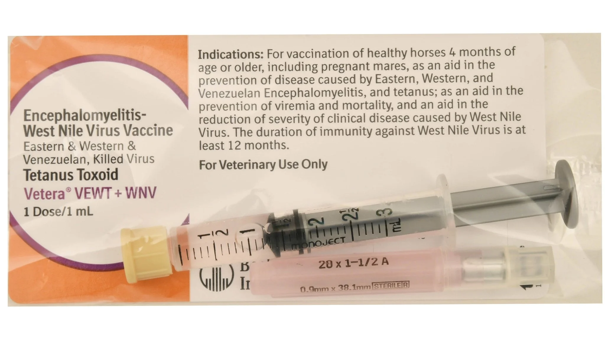 Vetera VEWT+WNV, Single Dose Vaccine for Horses - Image 1