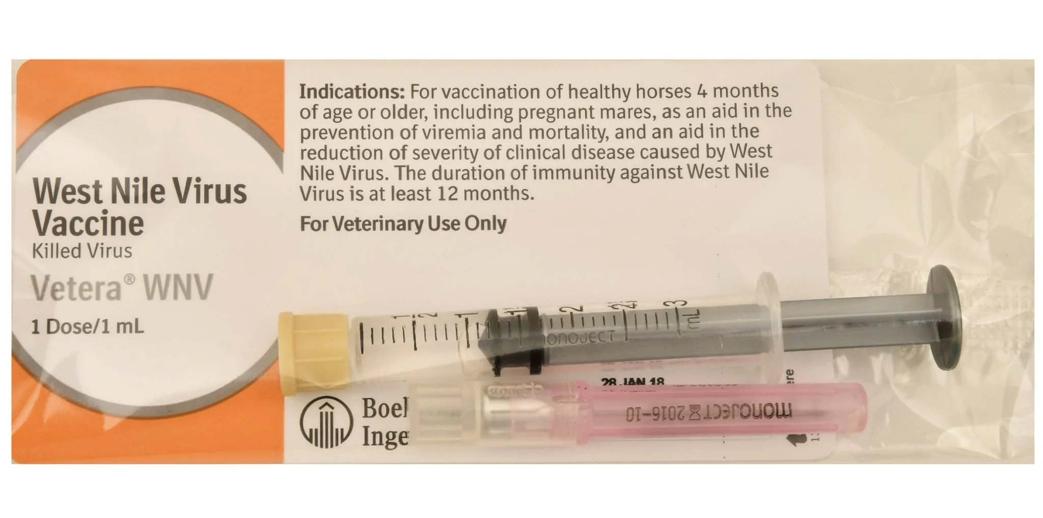 Vetera West Nile Virus, Single Dose Vaccine for Horses - Image 1