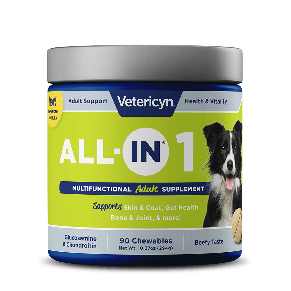 Vetericyn ALL-IN Adult Formula for Dogs, 90 Chewable Tablets - Image 1