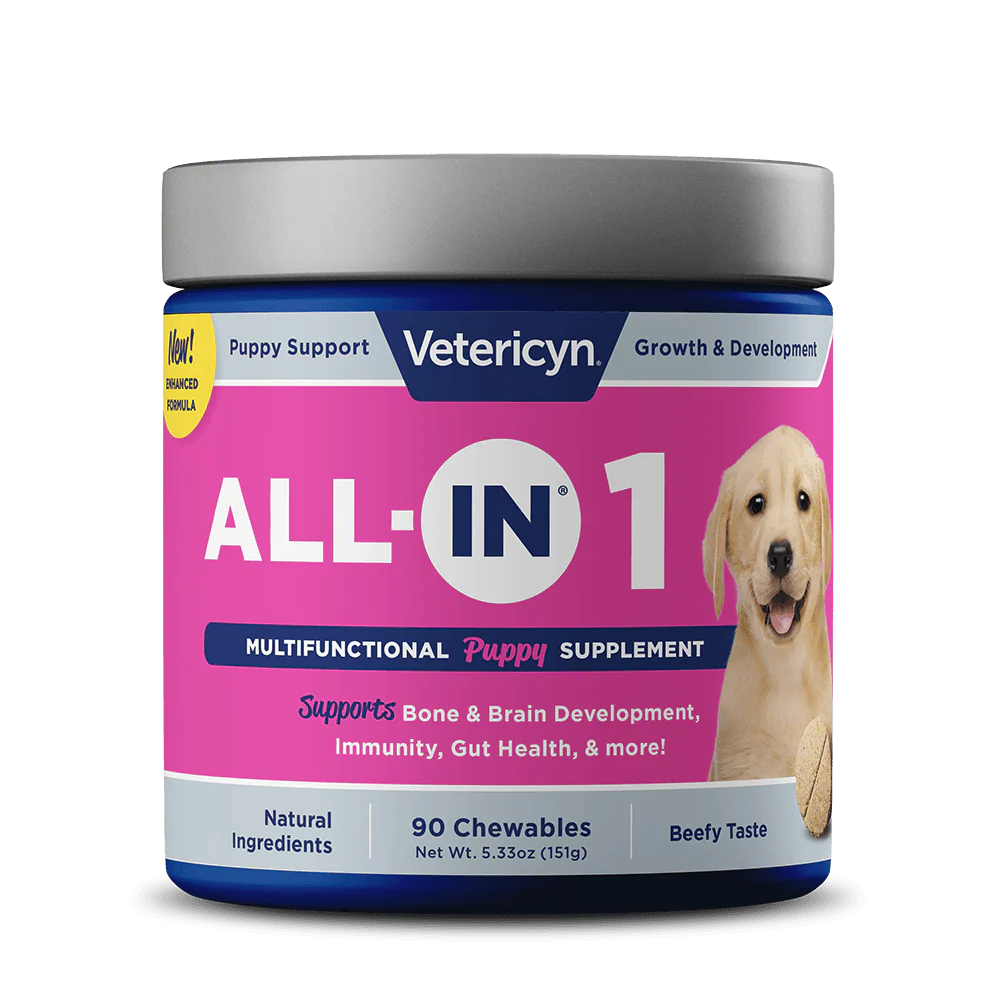 Vetericyn ALL-IN Puppy Formula, 90 Chewable Tablets - Image 1