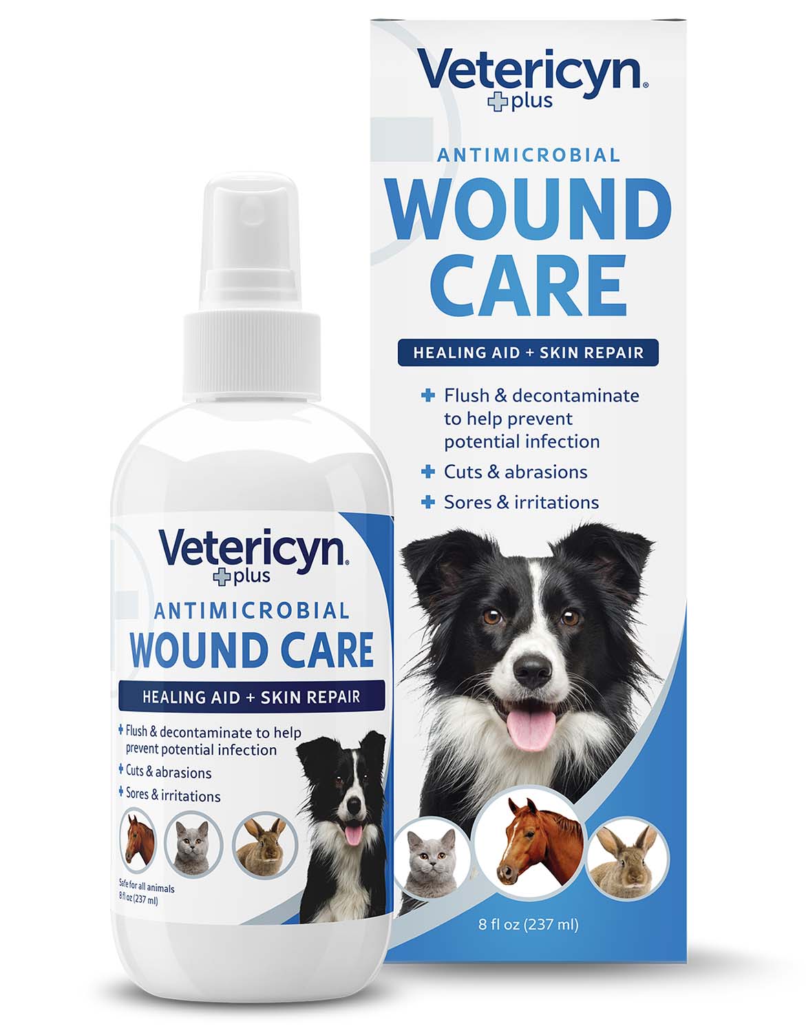 Vetericyn Plus Antimicrobial Wound & Skin Care Spray - Image 1