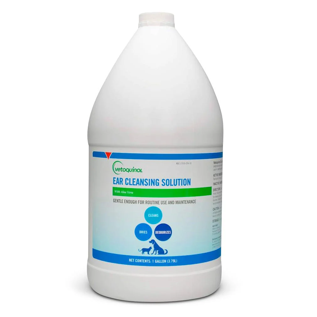 Vetoquinol Ear Cleansing Solution with Aloe for Dogs & Cats - Image 2