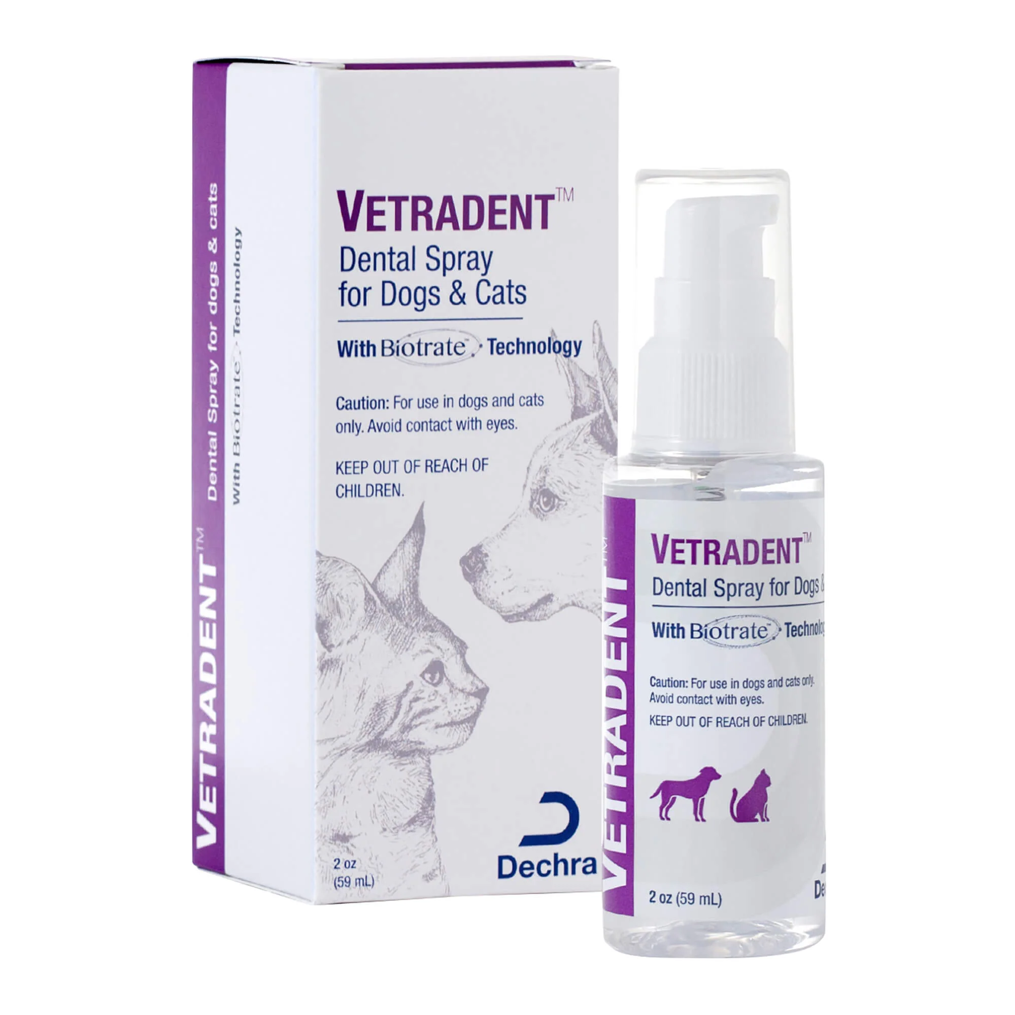 Vetradent Biotrate Dental Spray for Dogs & Cats, 2 oz - Image 2