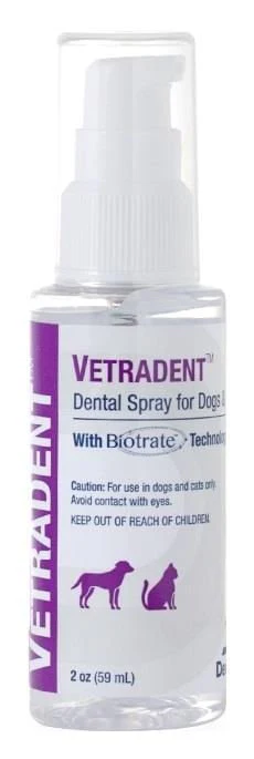 Vetradent Biotrate Dental Spray for Dogs & Cats, 2 oz - Image 1