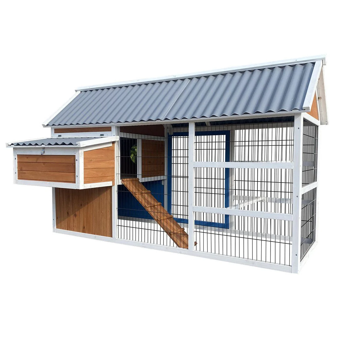 Vienna Chicken House – Large Two-Level Backyard Coop with Nesting Box