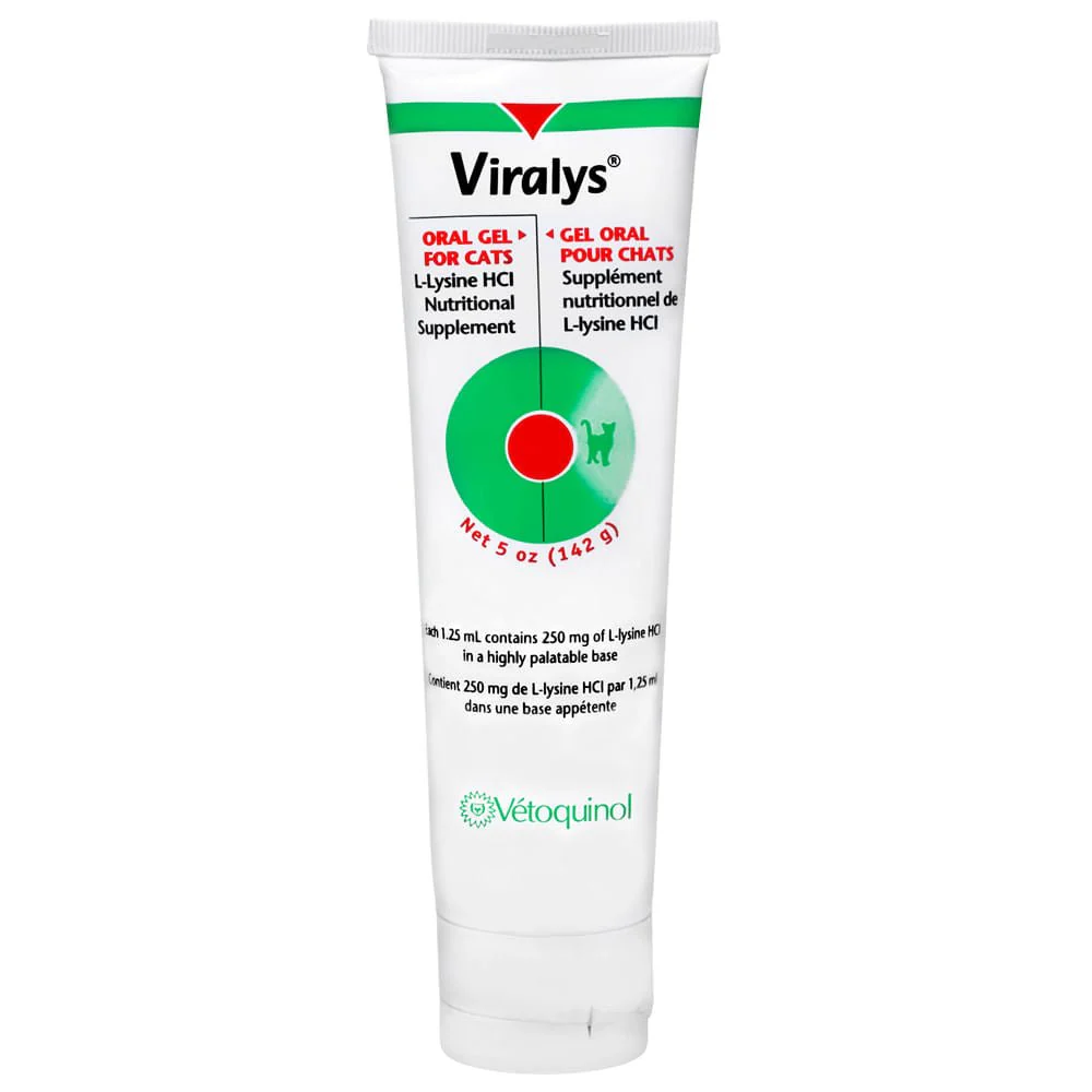 Vetoquinol Viralys Gel, 5 oz Tube of L-Lysine - Image 1