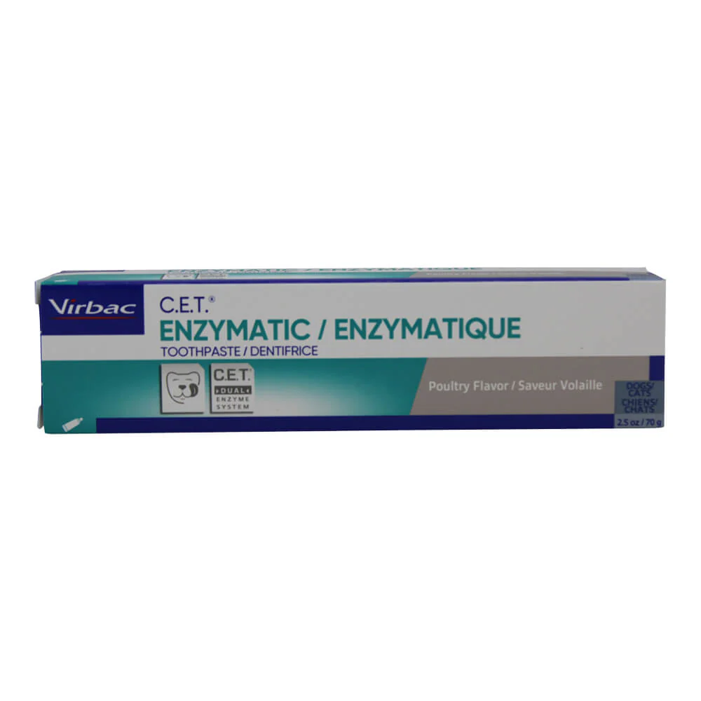 Virbac C.E.T. Enzymatic Pet Toothpaste for Dogs & Cats – Plaque & Tartar Control - Image 1