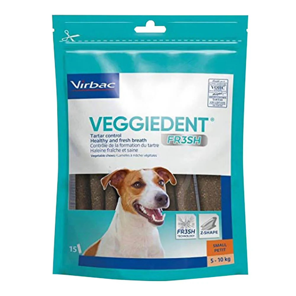 Virbac C.E.T. VeggieDent Fr3sh Dental Chews - Image 1