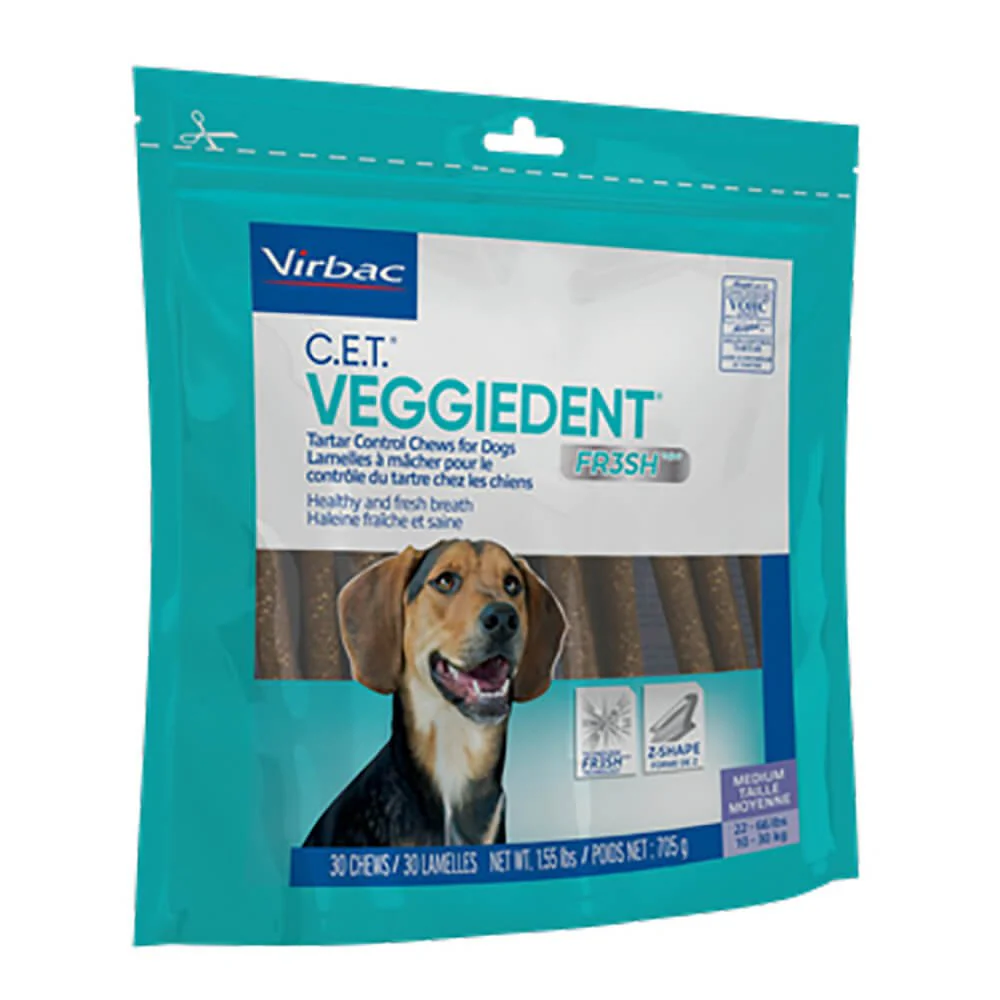 Virbac C.E.T. VeggieDent Fr3sh Dental Chews - Image 3