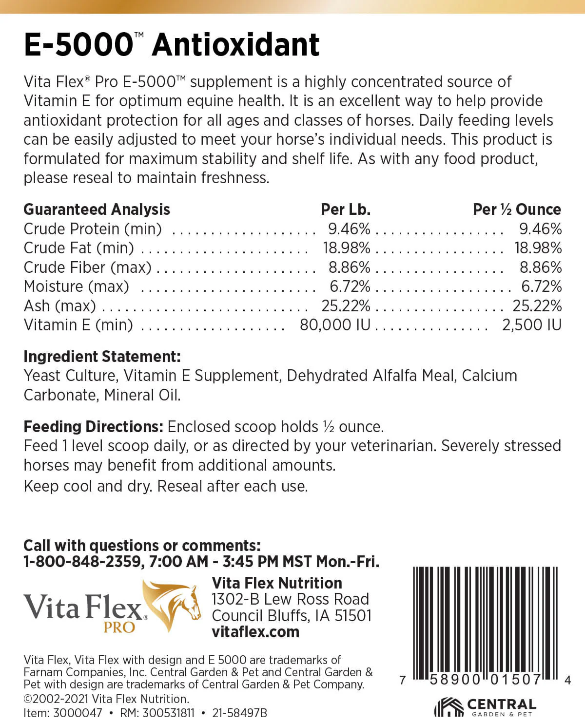 Vita Flex E-5000 Premium Quality Vitamin E, 128 Day Supply - Image 2