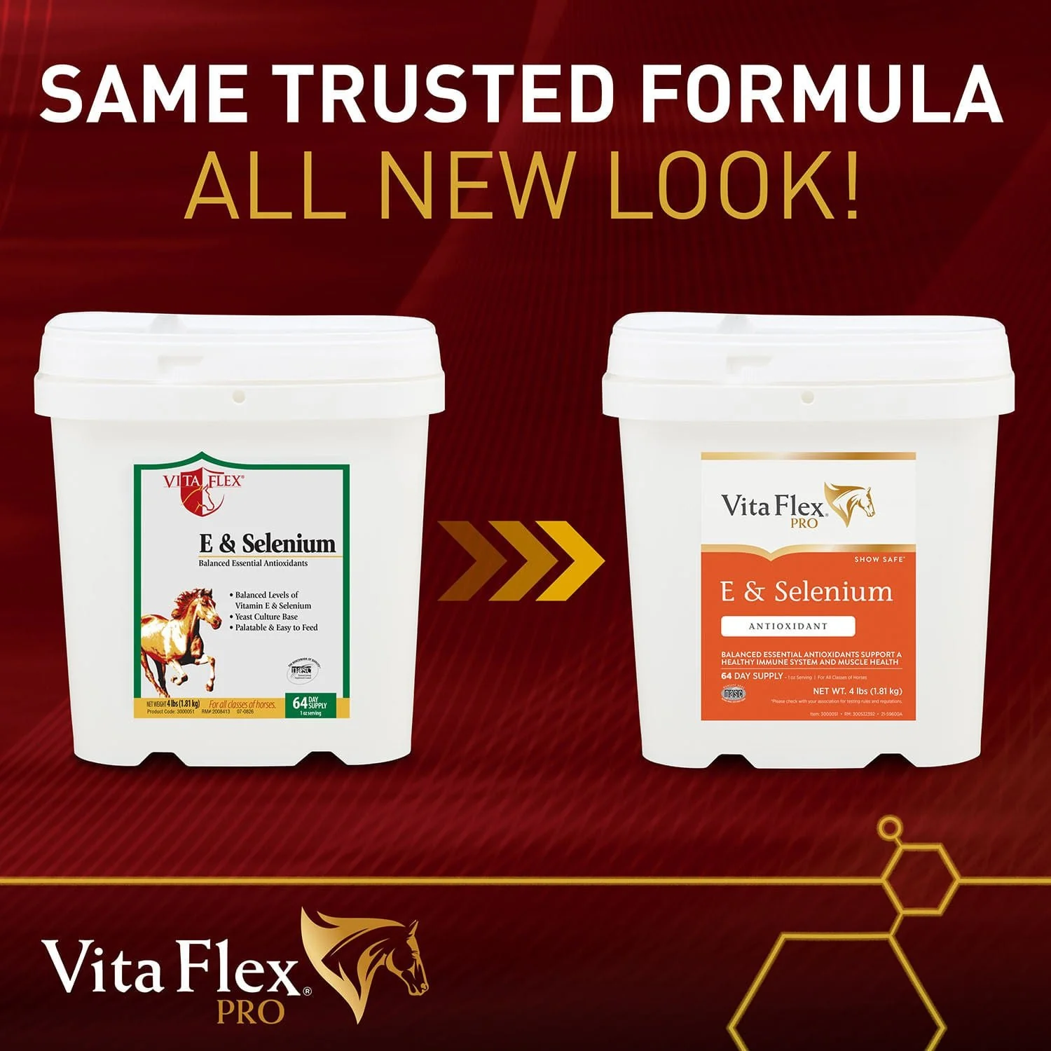 Vita Flex E and Selenium Supplement for Horses, Balanced Essential Antioxidants - Image 3