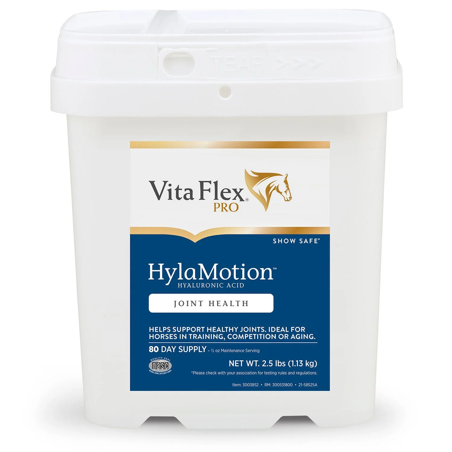 Vita Flex Hylamotion Hyaluronic Acid Joint Support Formula for Horses, 2.5 lbs - Image 1