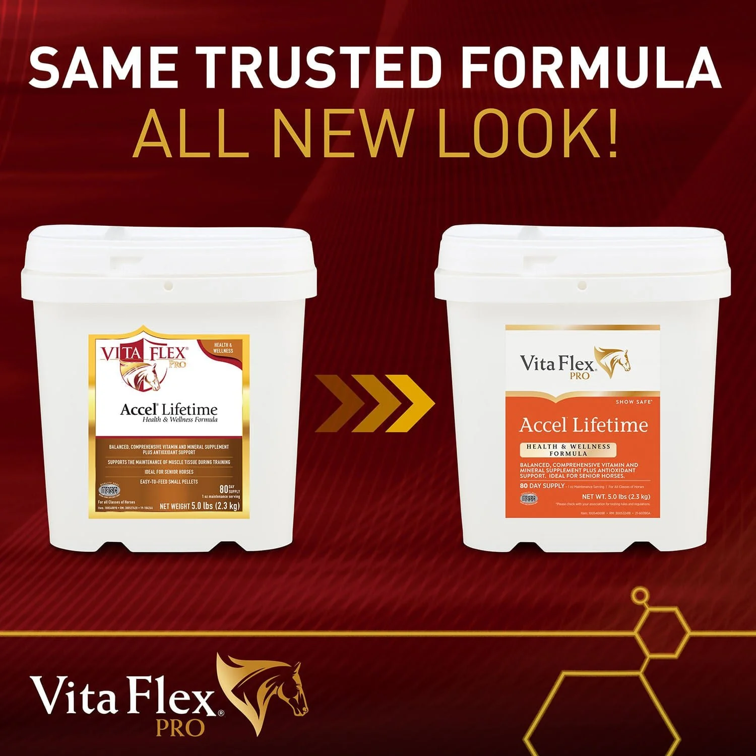 Vita Flex Pro Accel Lifetime Health & Wellness Formula Supplement for Horses - Image 3
