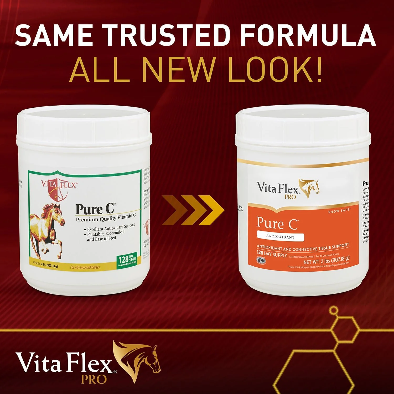 Vita Flex Pure C Premium Quality Vitamin C for Horses, 128 Day Supply - Image 3