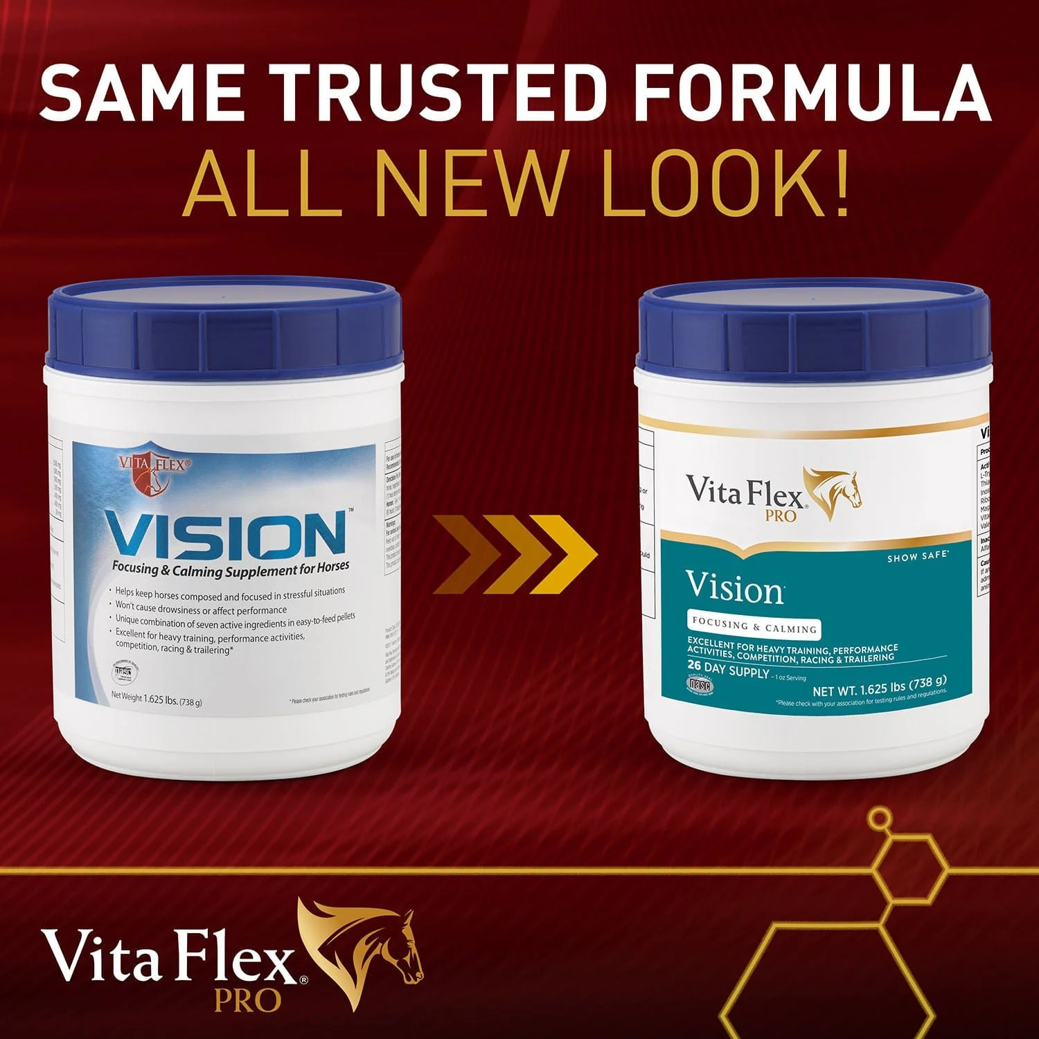 Vita Flex Vision Focusing and Calming Supplement for Horses, 1.625 Pounds - Image 3
