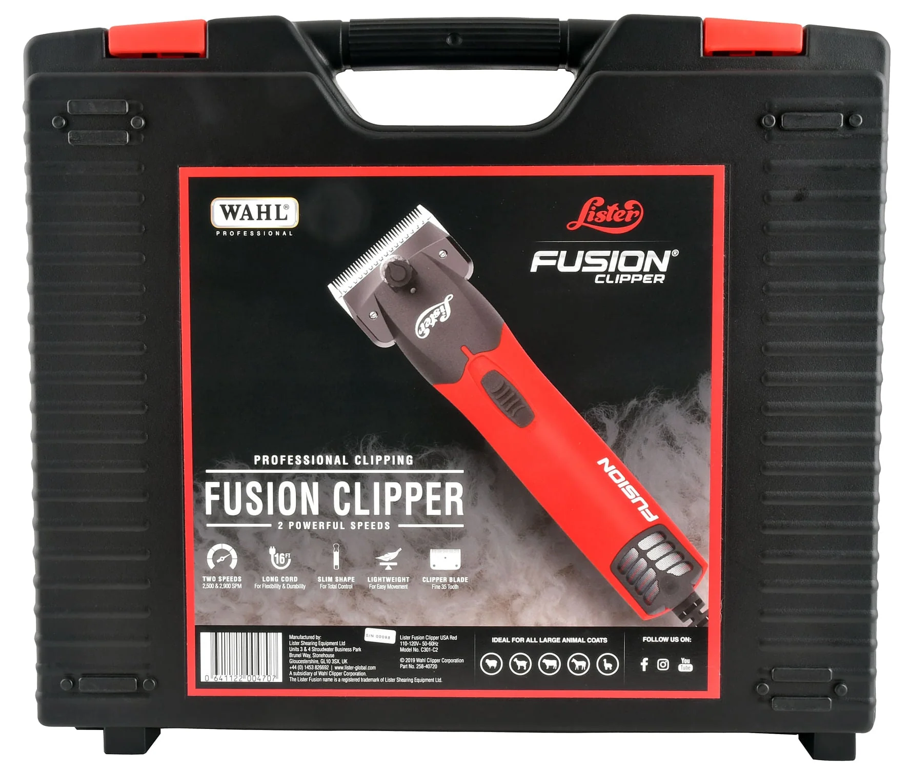 Wahl Red Fusion Clipper - Image 1