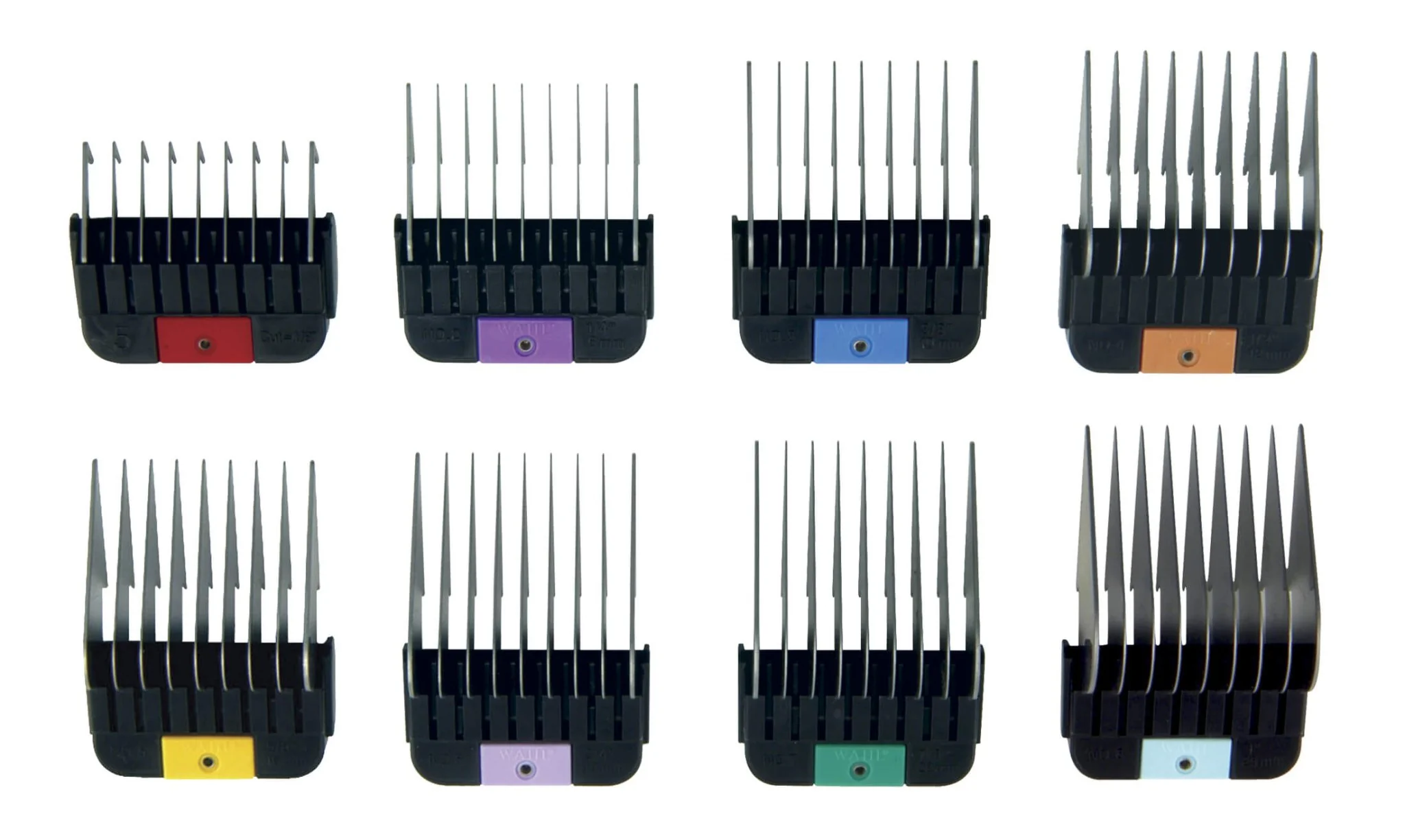 Wahl Stainless Steel Attachment Combs, 8 Size Set - Image 3