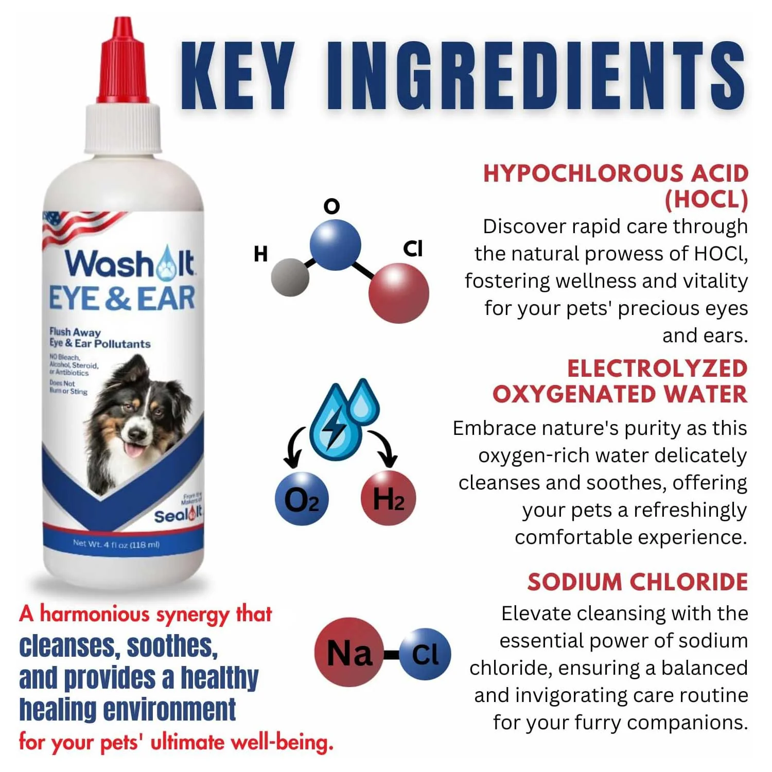 Wash It Eye & Ear Wash, 4 oz - Image 2