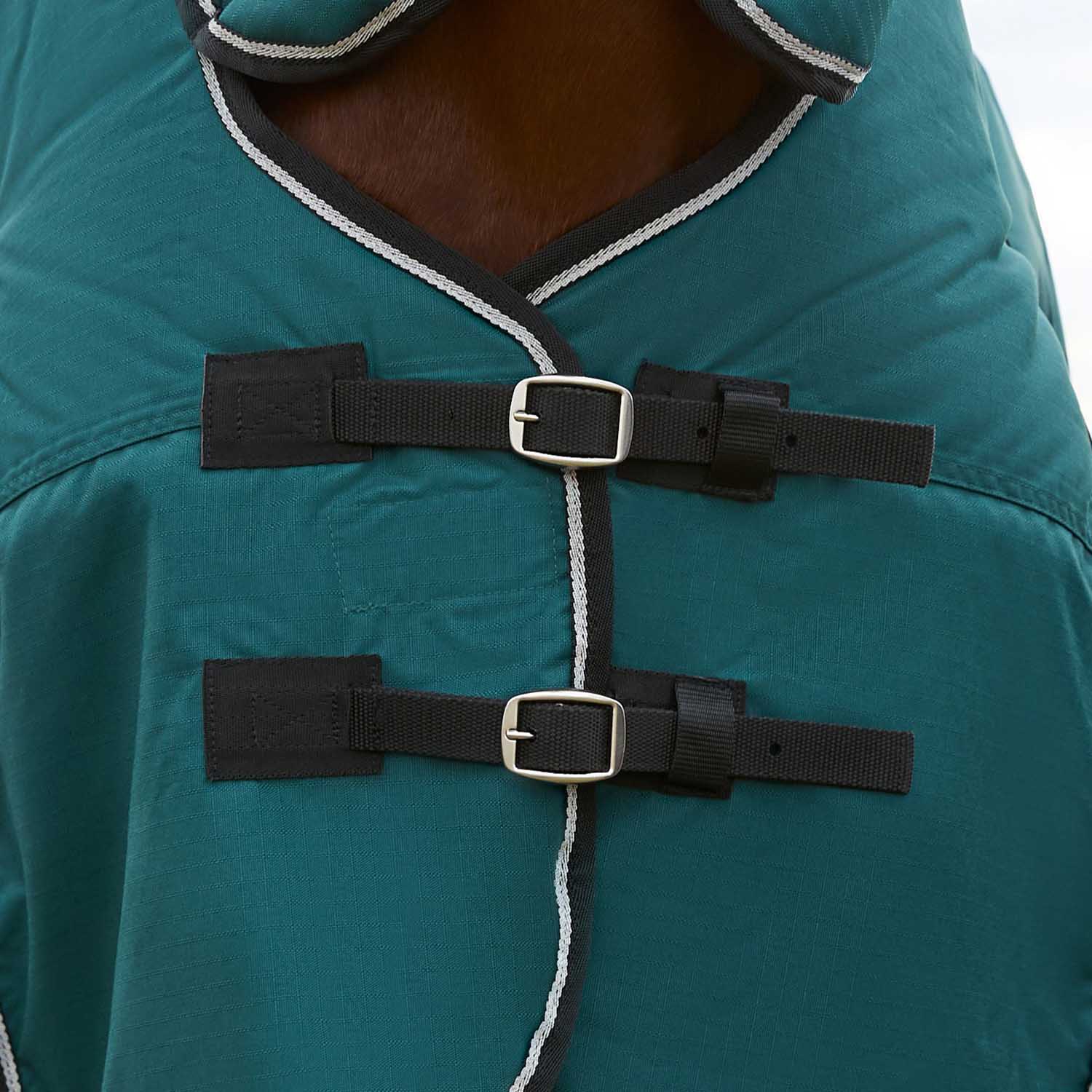 WeatherBeeta ComFiTec Classic Standard Neck Medium-Weight Turnout Blanket for Horses, 220g - Waterproof, Breathable & Durable - Image 2