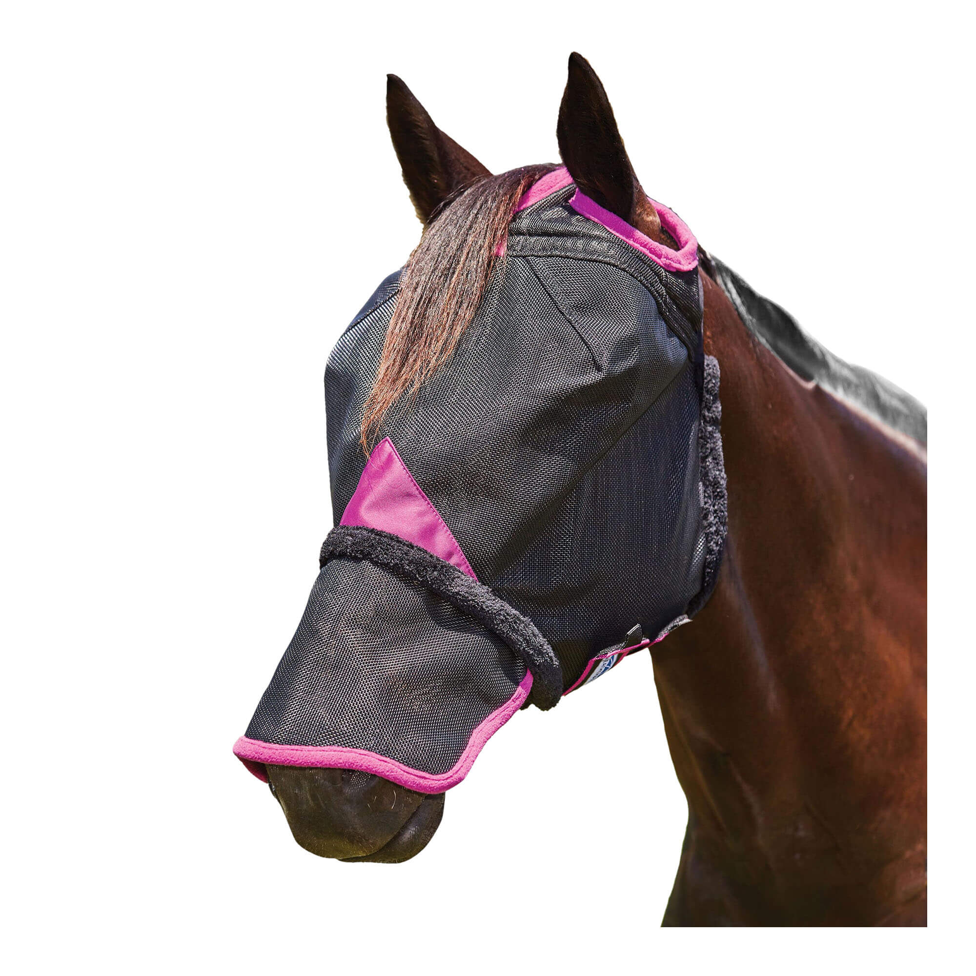 Weatherbeeta ComFITec Deluxe Durable Mesh Horse Fly Mask with Nose - Image 3