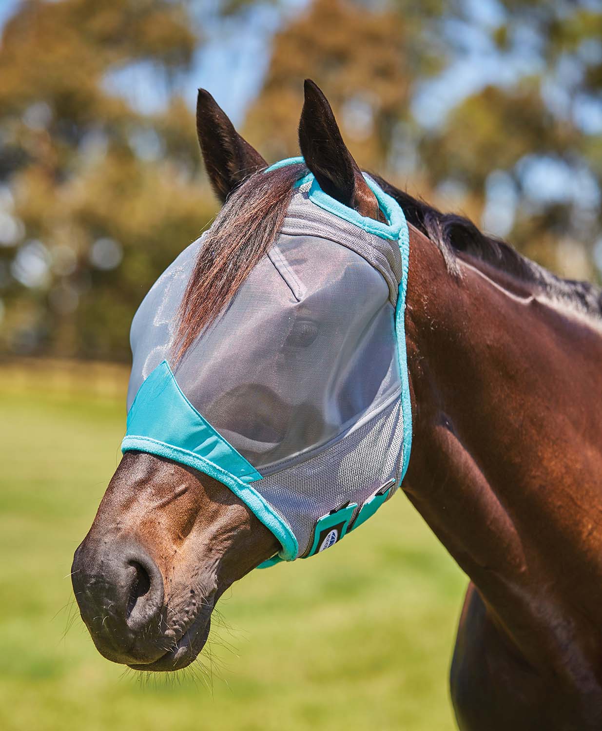 Weatherbeeta ComFITec Deluxe Fine Mesh Horse Fly Mask - Image 1
