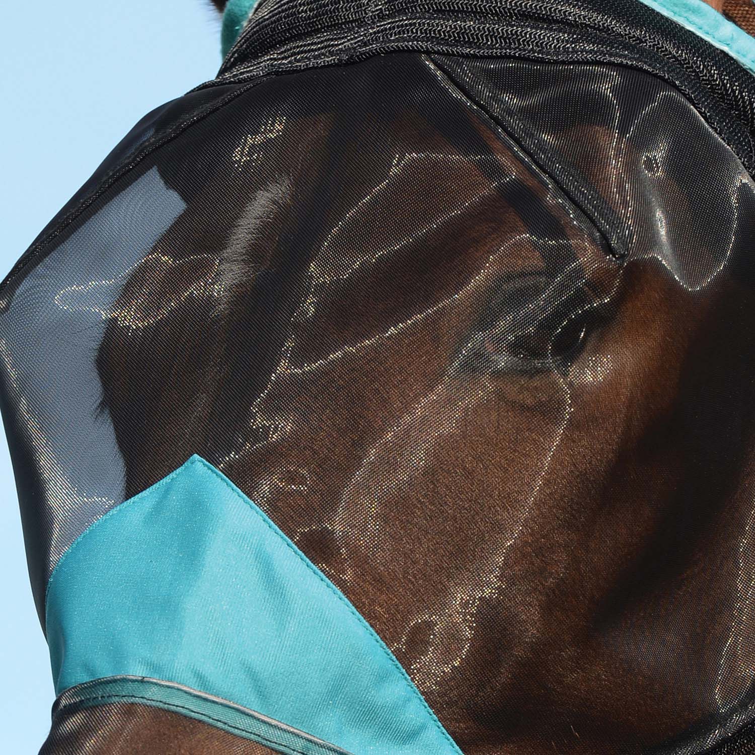 Weatherbeeta ComFITec Deluxe Fine Mesh Horse Fly Mask with Nose - Image 3