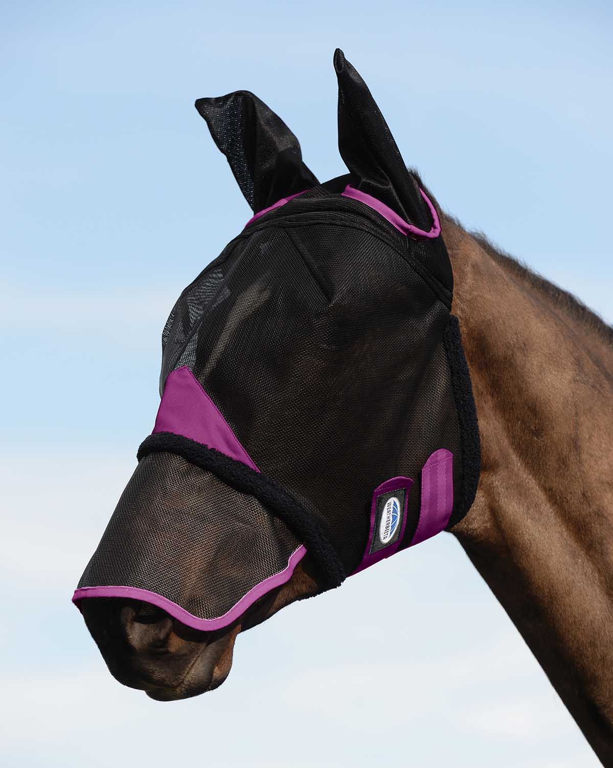 Weatherbeeta ComFITec Durable Mesh Horse Fly Mask with Ears & Nose - Image 2