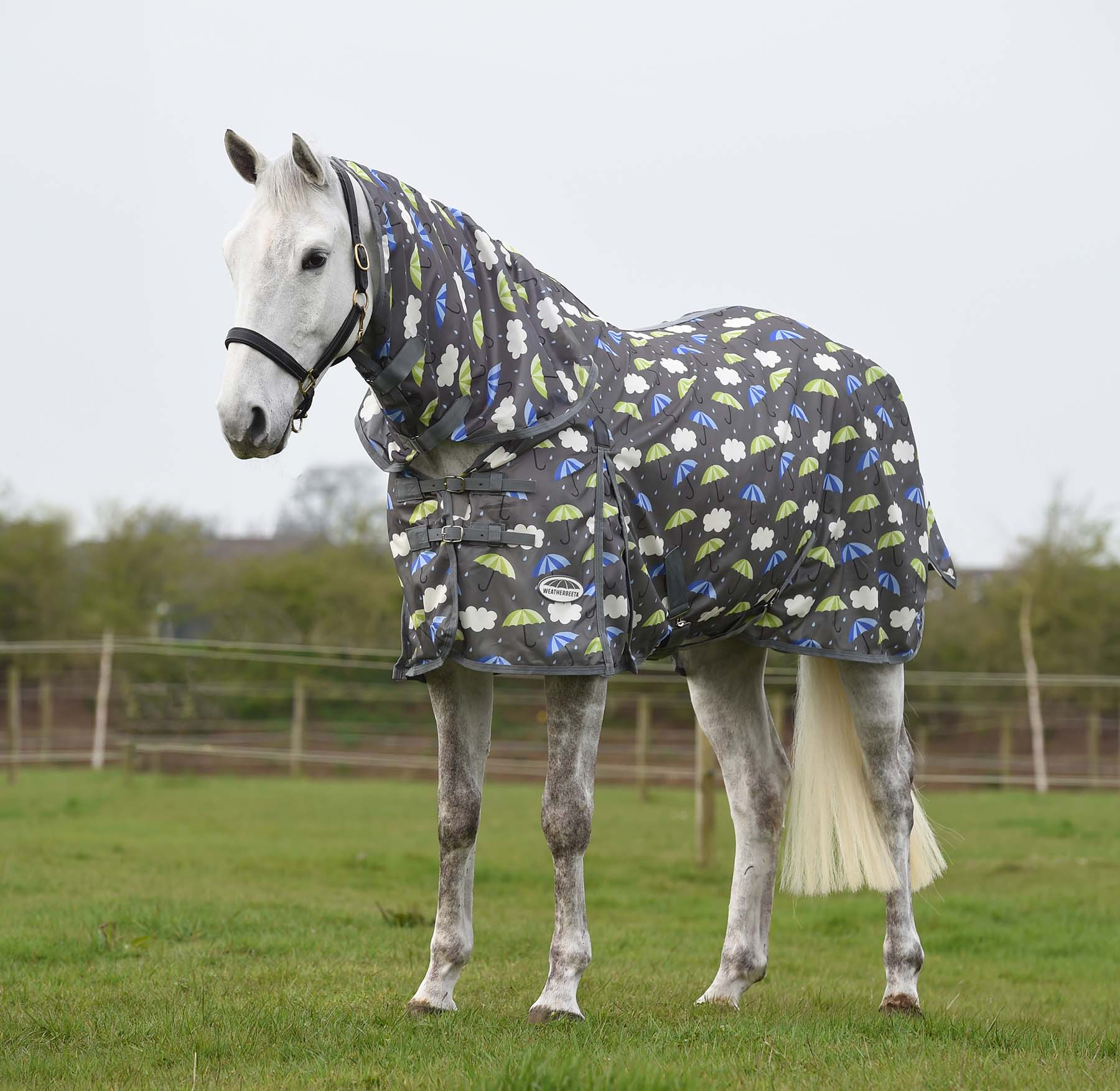 WeatherBeeta ComFiTec Essential Mesh II Fly Sheet with Combo Neck – Breathable Mesh Horse Sheet for Summer & UV Protection