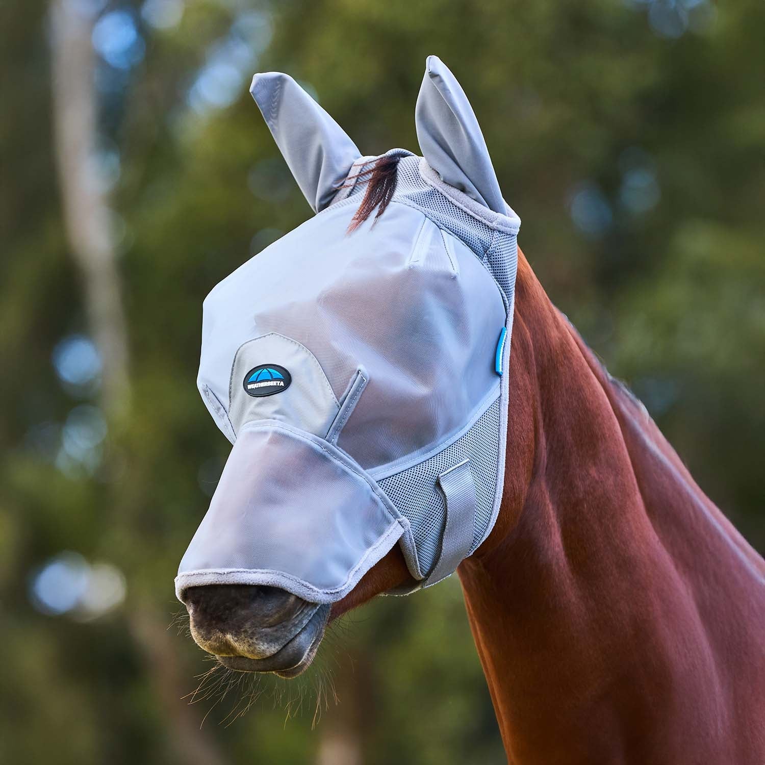 WeatherBeeta ComFITec Fine Mesh Fly Mask with Ears & Nose - Image 1