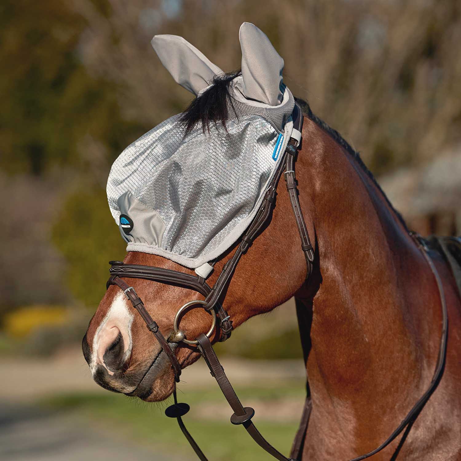 WeatherBeeta ComFITec Hexi Shield Ride On Fly Mask – Horse Bridle Fly Protection
