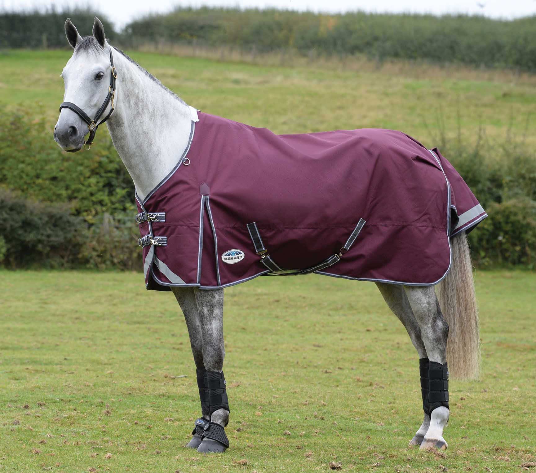 WeatherBeeta ComFITec Plus Dynamic II Standard Neck Horse Blanket - 1200D, 220g Medium Weight, Waterproof, Breathable - Image 2