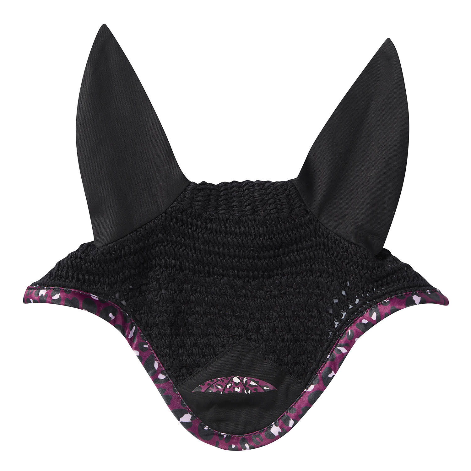 Weatherbeeta Prime Luxe Ear Bonnet for Horses With Printed Trim - Image 1