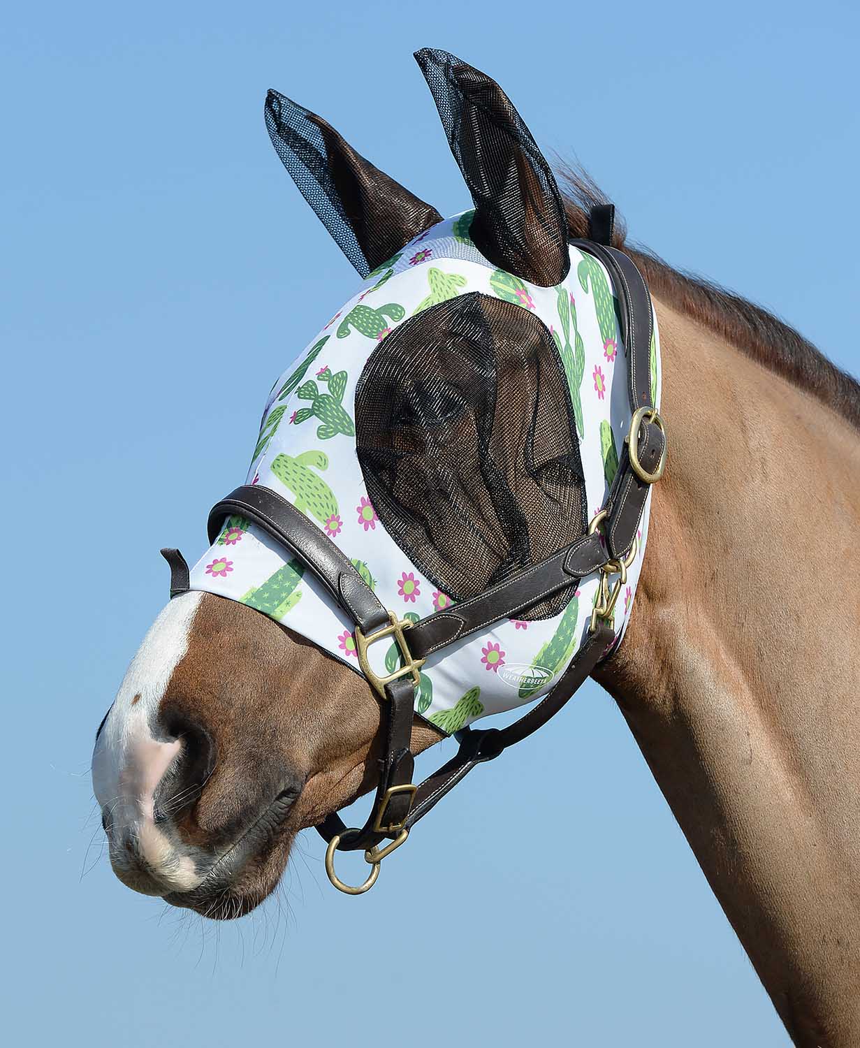 Weatherbeeta Stretch Bug Eye Saver Horse Fly Mask with Ears - Image 1