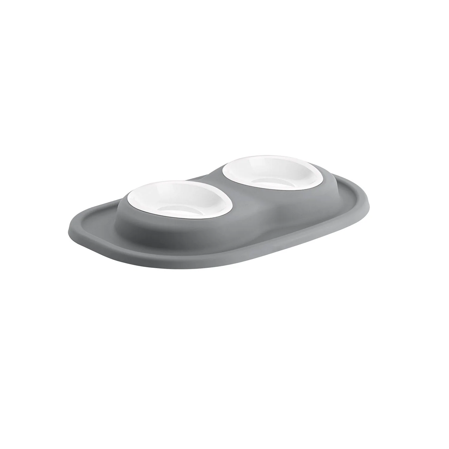 WeatherTech Double Low Pet Feeding System, Plastic Bowls