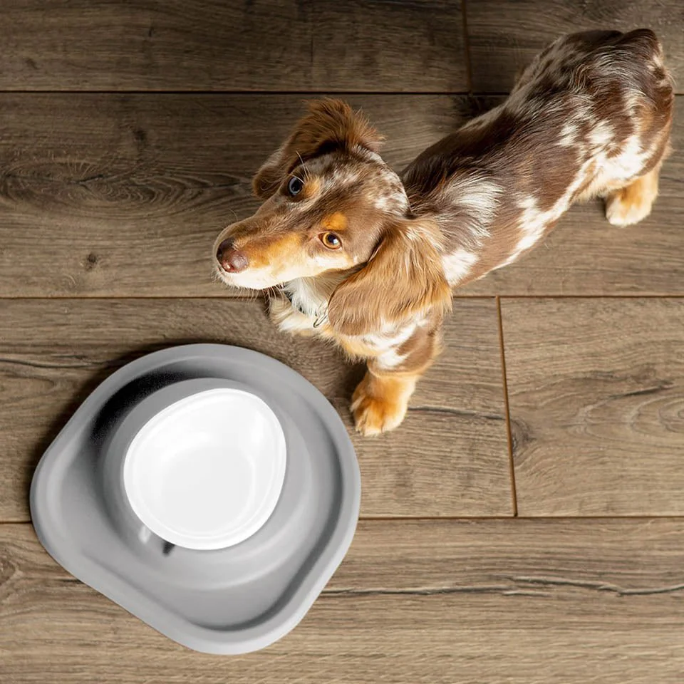 WeatherTech Single Low Pet Feeding System, Plastic Bowl - Image 2