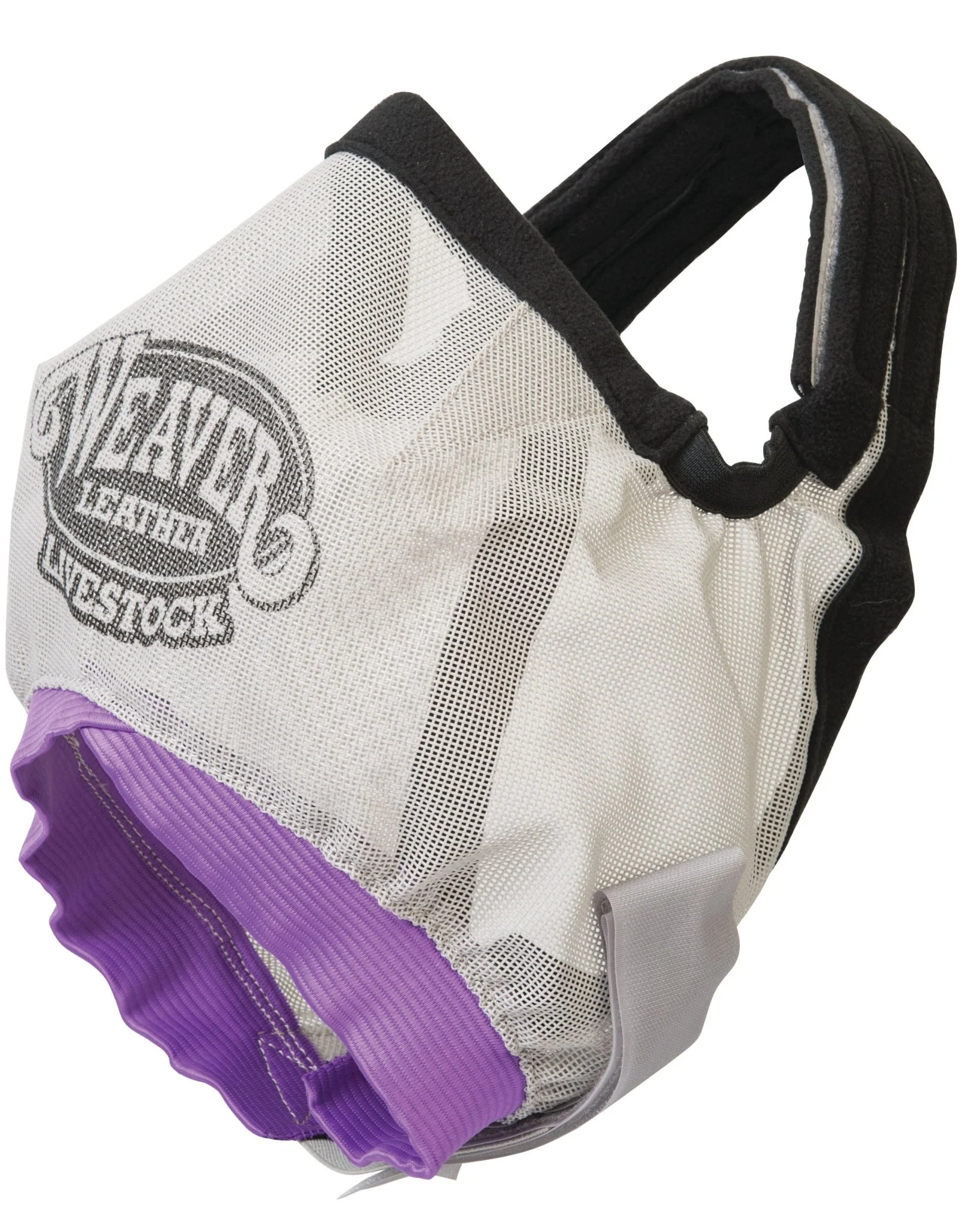Weaver Cow Fly Mask, Purple/Gray - Image 1